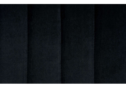 Lot de 2 tabourets de bar Toni en velours noir