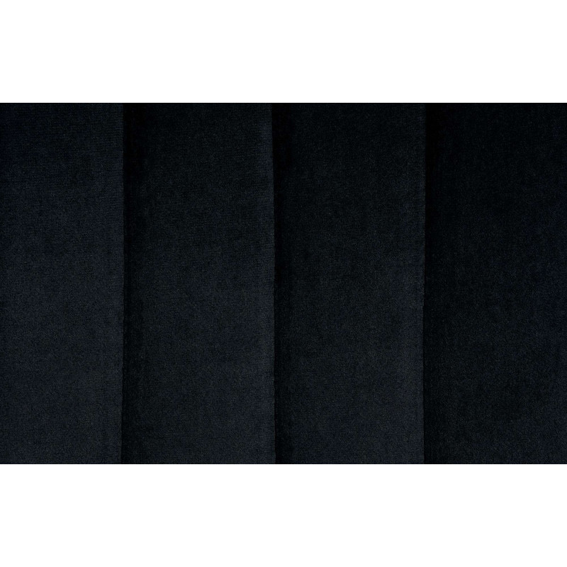 Lot de 2 tabourets de bar Toni en velours noir noir