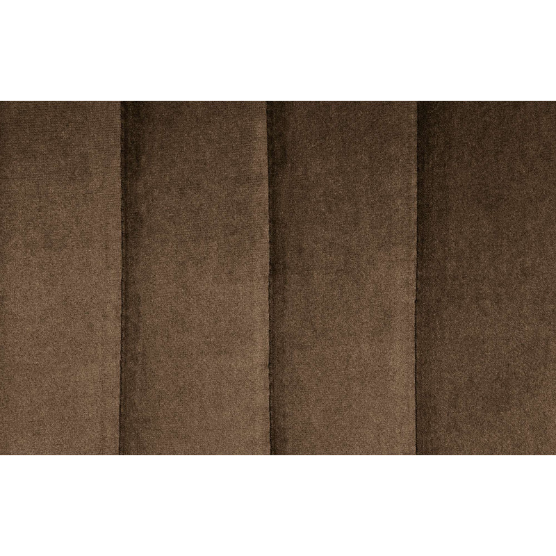 Ensemble de 2 tabourets de bar Toni en velours, blanc/marron