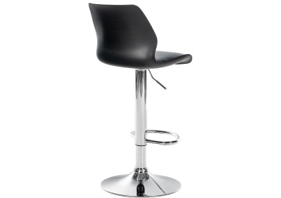 Set di 2 sgabelli da bar Gilbert, plastica nera