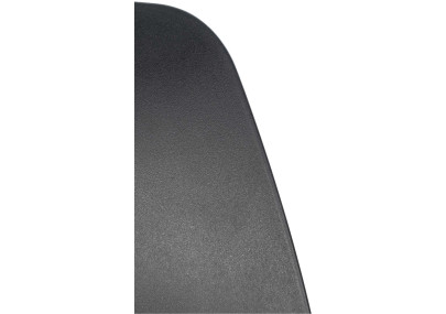 Juego de 2 taburetes de bar Gilbert, de plástico negro