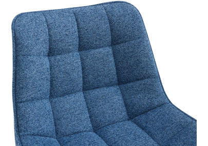 Taburete de bar Dartford, tela azul