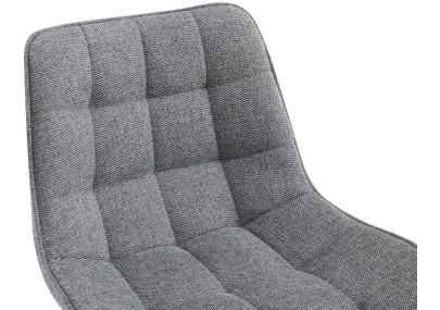 Taburete de bar Dartford, tela gris