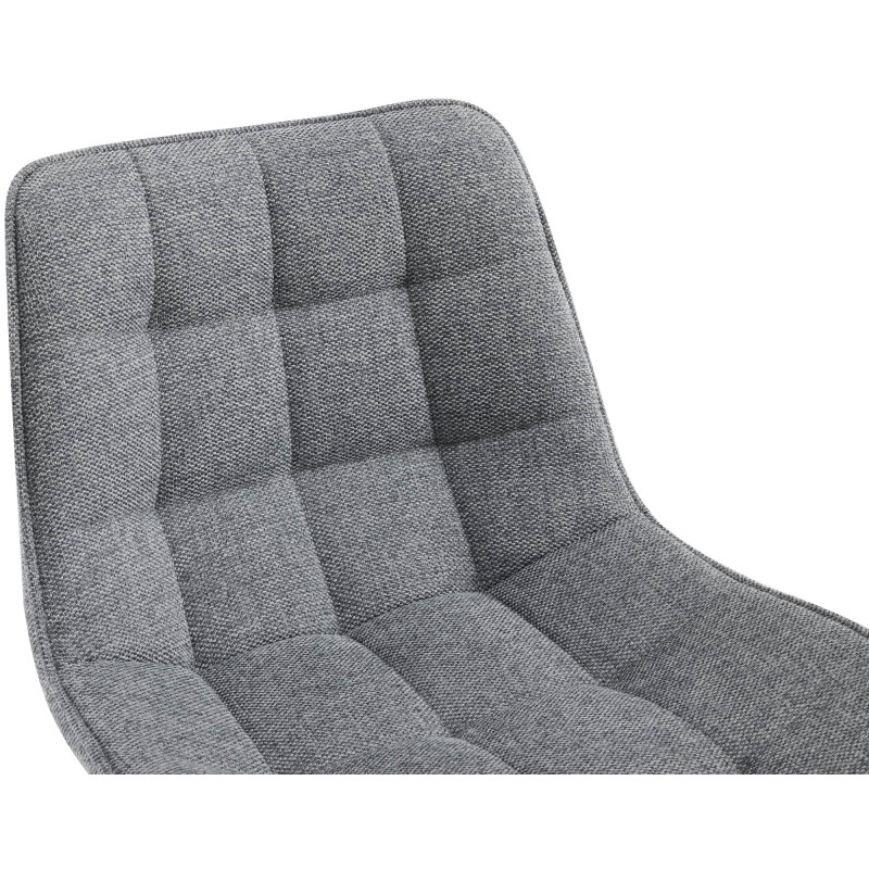 Sgabello da bar Dartford, tessuto grigio