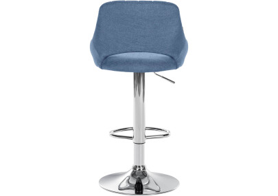 Set di 2 sgabelli da bar in tessuto Milet C blu