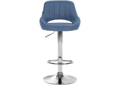 Set di 2 sgabelli da bar in tessuto Milet C blu