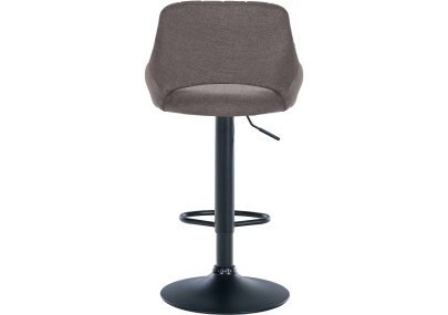 Set di 2 sgabelli da bar in tessuto Milet B grigio scuro