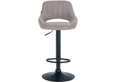 Set di 2 sgabelli da bar in tessuto Milet B grigio
