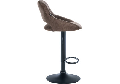 Set di 2 sgabelli da bar in tessuto Milet B marrone