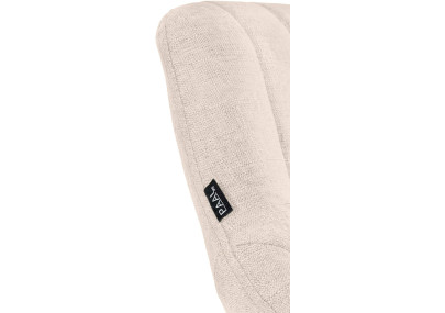 Conjunto de 2 banquetas de bar Milet em tecido B creme