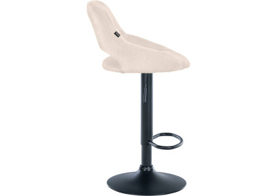 Set di 2 sgabelli da bar in tessuto Milet B crema