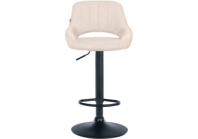 Conjunto de 2 banquetas de bar Milet em tecido B creme