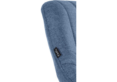 Ensemble de 2 tabourets de bar Milet en tissu bleu B