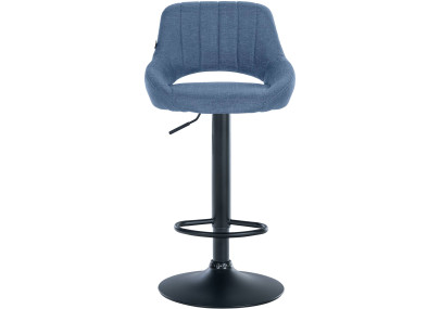 Set di 2 sgabelli da bar in tessuto Milet B blu