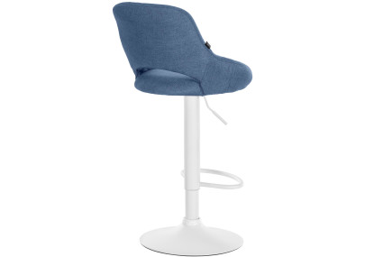 Set di 2 sgabelli da bar in tessuto Milet W blu