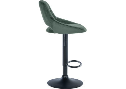 Set di 2 sgabelli da bar Milet velluto B verde