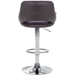 Set di 2 sgabelli da bar Milet, similpelle, marrone