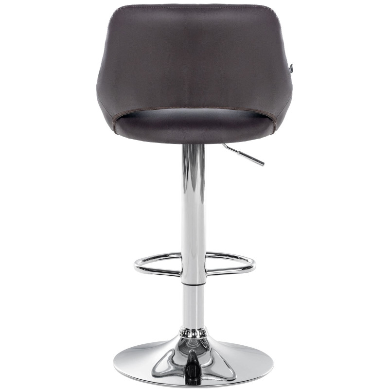 Set di 2 sgabelli da bar Milet, similpelle, marrone
