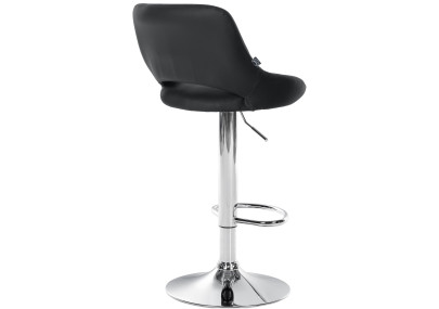 Set di 2 sgabelli da bar Milet in similpelle C nero