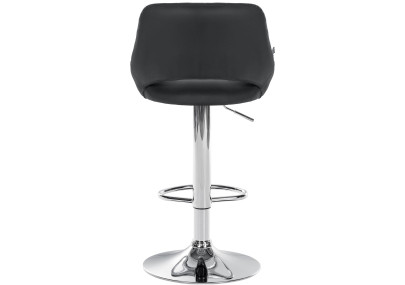 Set di 2 sgabelli da bar Milet in similpelle C nero