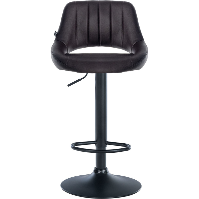 Set di 2 sgabelli da bar Milet, similpelle, marrone