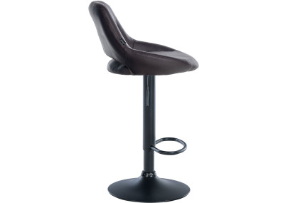 Set di 2 sgabelli da bar Milet, similpelle, marrone