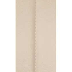 Conjunto de 2 banquetas de bar Milet, em couro sintético, cor creme.