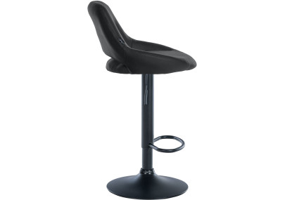 Set di 2 sgabelli da bar Milet, similpelle, nero