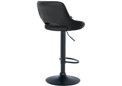 Set di 2 sgabelli da bar Milet, similpelle, nero