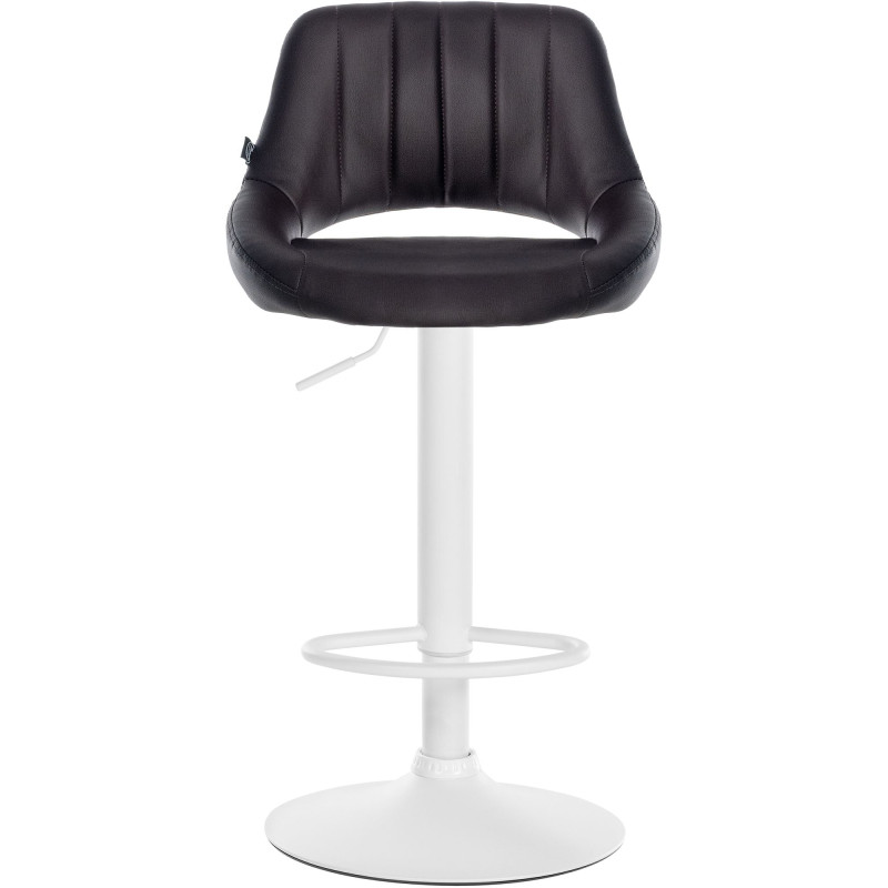 Ensemble de 2 tabourets de bar Milet, en similicuir W brun