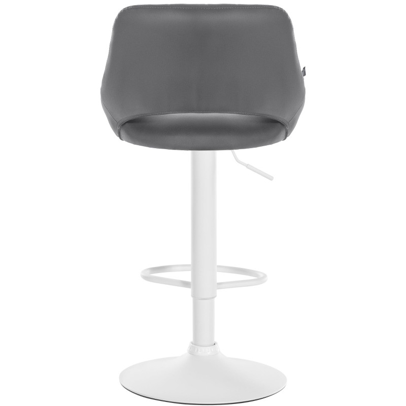 Set di 2 sgabelli da bar Milet, similpelle, grigio