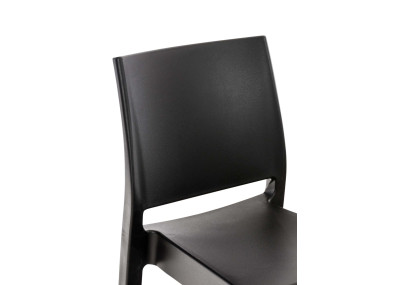 Conjunto de 4 banquetas de bar Maya pretas