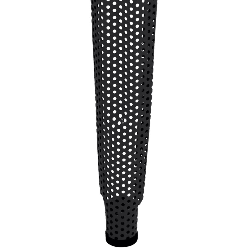 Juego de 4 taburetes de bar Fletcher, negros