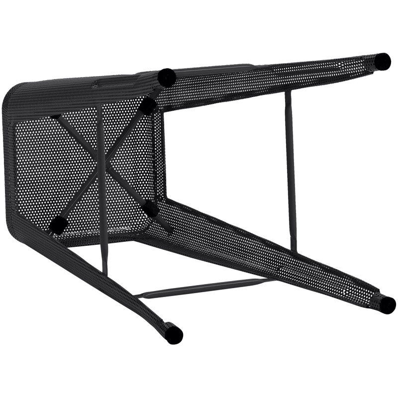 Ensemble de 4 tabourets de bar Fletcher noir