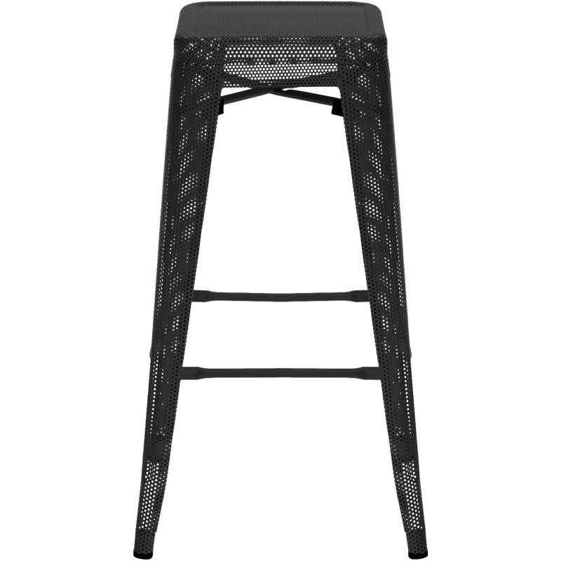 Conjunto de 4 banquetas de bar Fletcher, pretas