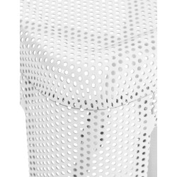 Ensemble de 4 tabourets de bar Fletcher, blancs