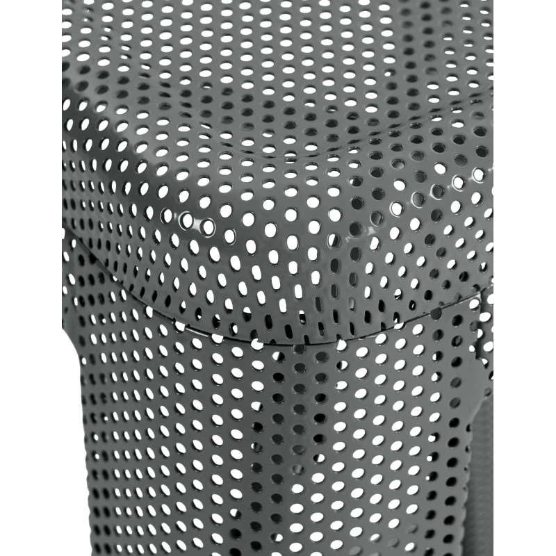 Ensemble de 4 tabourets de bar Fletcher, gris