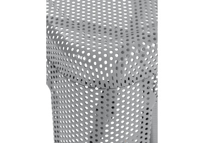 Juego de 4 taburetes de bar Fletcher, plateados