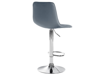 Set di 2 sgabelli da bar Lex in similpelle C grigio