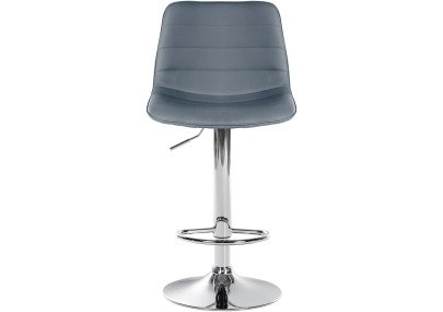 Ensemble de 2 tabourets de bar Lex en similicuir gris C