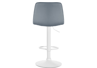 Set di 2 sgabelli da bar Lex in similpelle W grigio