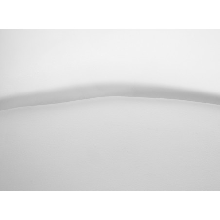 Ensemble de 2 tabourets de bar Almada, similicuir, blanc