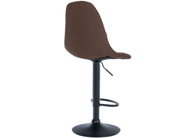 Tabouret de bar Elmore, tissu B, marron