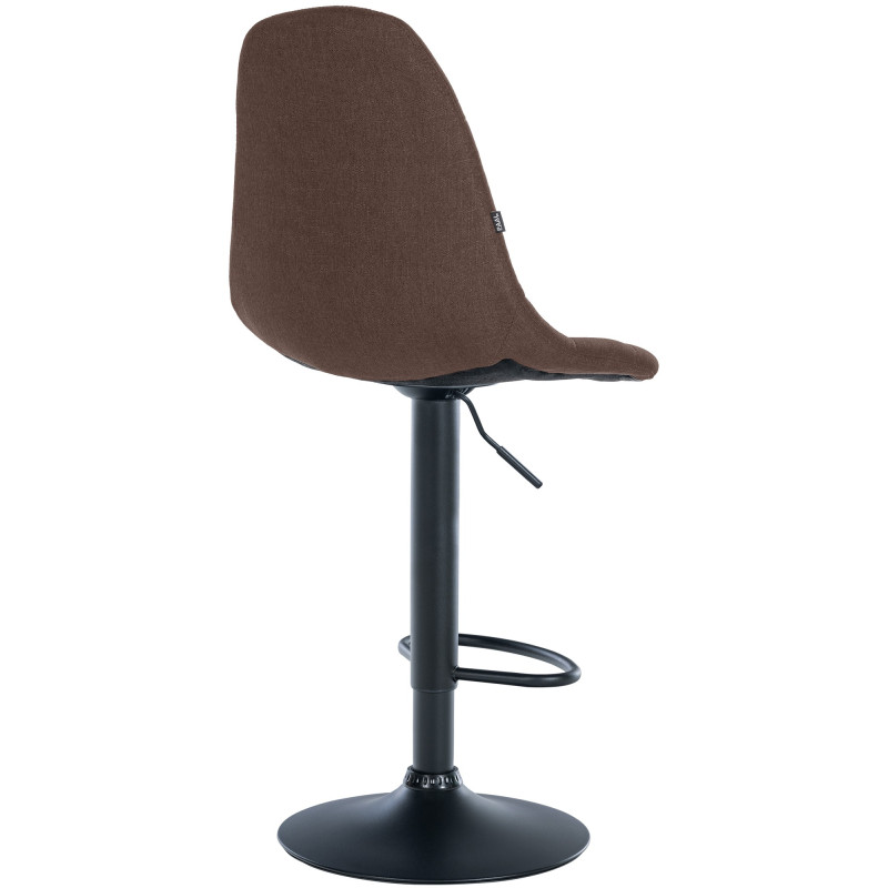 Tabouret de bar Elmore, tissu B brun