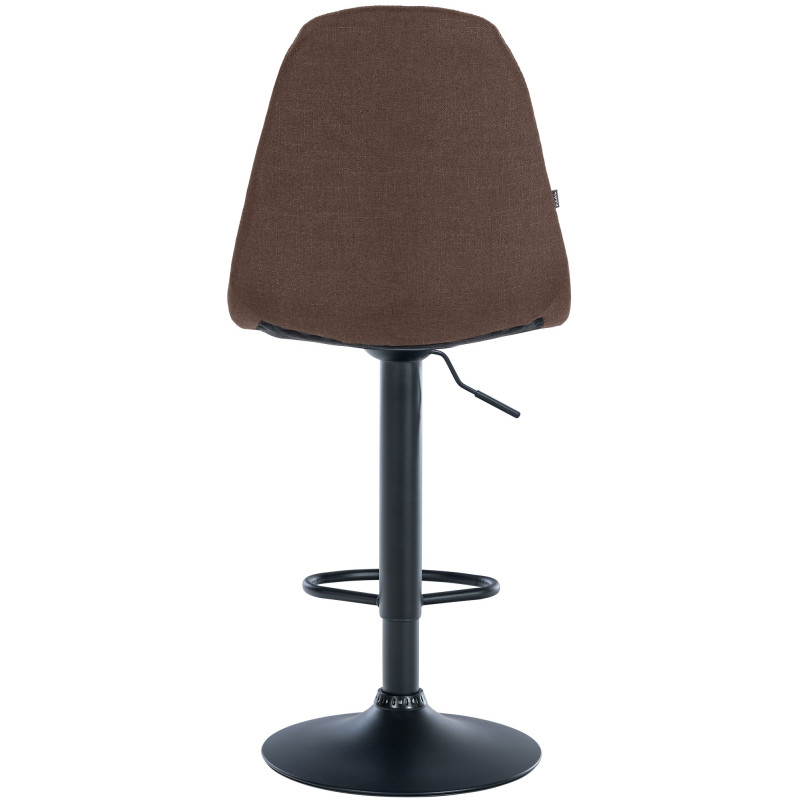 Tabouret de bar Elmore, tissu B, marron