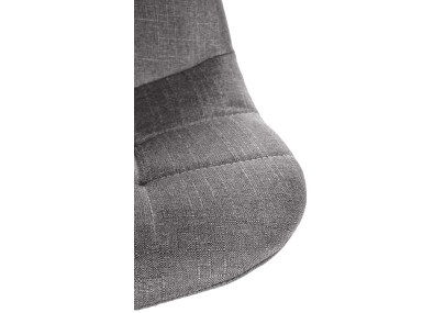 Tabouret de bar Elmore, tissu B, gris