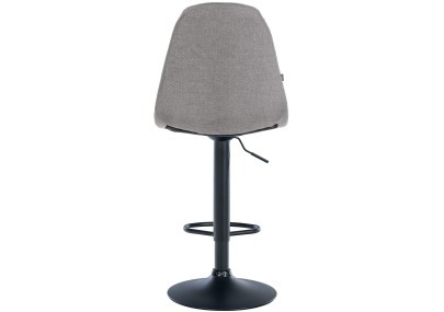 Tabouret de bar Elmore, tissu B, gris