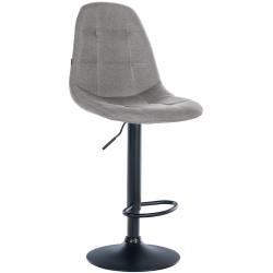 Tabouret de bar Elmore, tissu B, gris