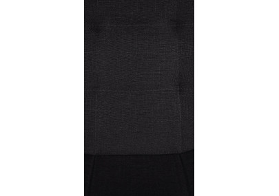 Tabouret de bar Elmore, tissu B, noir