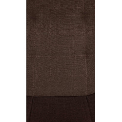 Tabouret de bar Elmore, tissu C brun